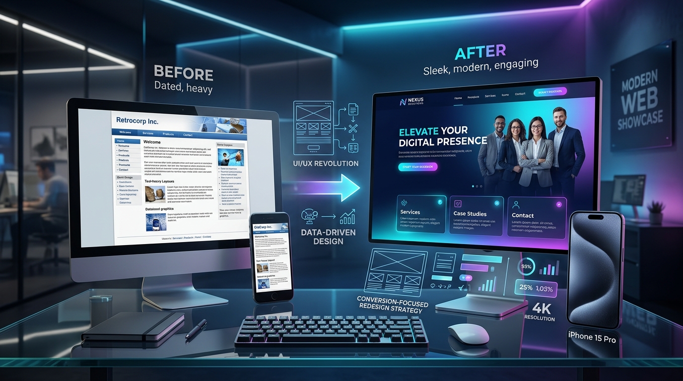 Website Redesign Mockup
